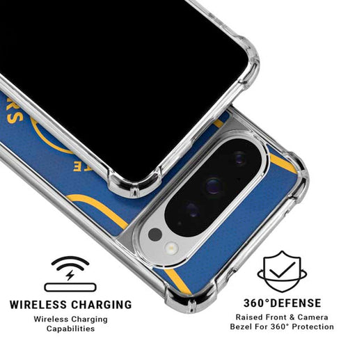 NBA Golden State Warriors Jersey Google Pixel 10 Pro XL Clear Case